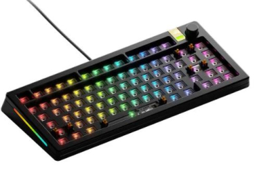 Glorious PC Gaming Ra GLO-KB-GMMK3-PRO-75-BB-HE-W-BLK-US