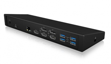 Icy Box IB-DK2244AC - USB Type-C DockingStation mit dreifacher Videoausgabe