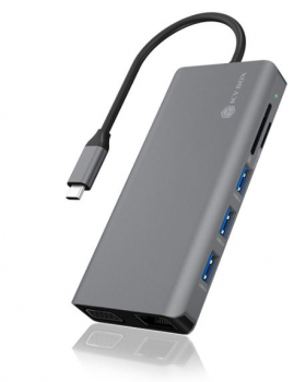 Icy Box IB-DK4070-CPD - USB Type-C Notebook DockingStation