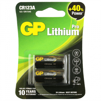 GP Batteries 070CR123AC2