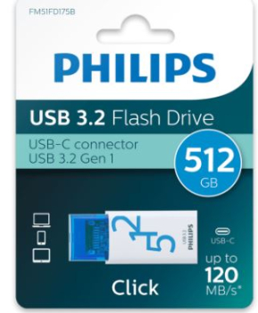 Philips PHUSB512GCLICKU3C